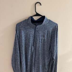 Under Armour Men's Blue Space Dye 1/4 Zip Pullover XL